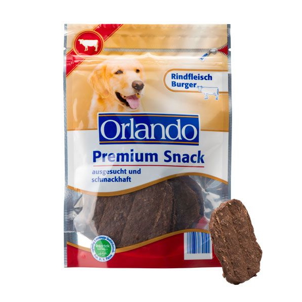 Lidl Orlando Premium Snack Rindfleischburger Snacks Hund günstig im