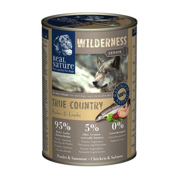 Whitney Nerve klimaks Real Nature Wilderness True Country Senior Vollnahrung Hund günstig im  Preisvergleich | petadilly