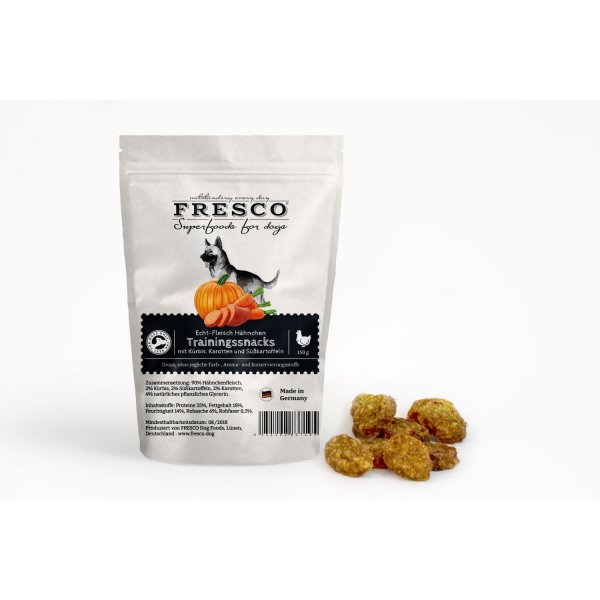 FRESCO Trainingsdrops Huhn mit Süßkartoffeln, Karotte und Kürbis ...