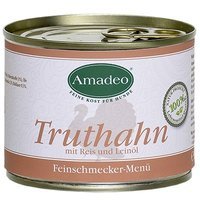 Amadeo Truthahn mit Reis und Leinöl