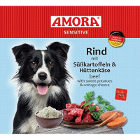 Amora Sensitive Rind mit Süßkartoffel & Hüttenkäse