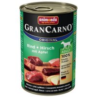 animonda GranCarno Adult Rind + Hirsch mit Apfel