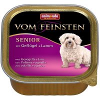 animonda Vom Feinsten Senior mit Geflügel + Lamm