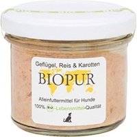 BIOPUR Adult Geflügel, Reis & Karotten im Glas