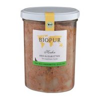 BIOPUR Adult Huhn, Reis & Karotten im Glas