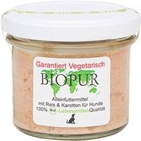 BIOPUR Vegetarisch Reis & Karotten im Glas