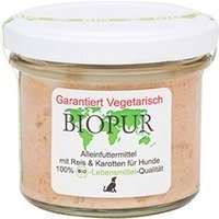 BIOPUR Vegetarisch Reis & Karotten im Glas