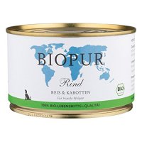BIOPUR Welpen Rind, Reis, Karotten
