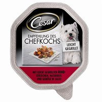 Cesar Empfehlung des Chefkochs Rind, Naturreis & Gemüse in Sauce