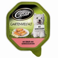 Cesar Gartenvielfalt mit Kalb & Gemüseselektion