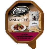 Cesar Landküche mit Rind & Vollkornnudeln in köstlicher Sauce