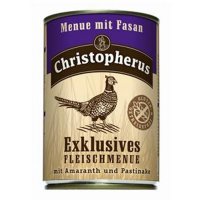 Christopherus Menue mit Fasan mit Amaranth & Pastinake