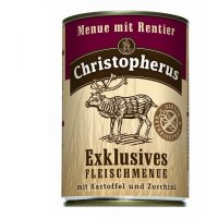 Christopherus Menue mit Rentier mit Kartoffel & Zucchini