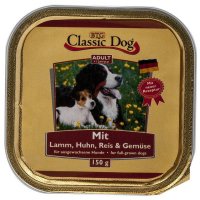 Classic Dog Adult Lamm, Huhn Reis & Gemüse