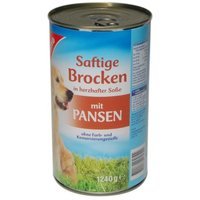 Edeka Gut & Günstig Saftige Brocken Hundefutter mit Pansen