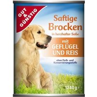 Edeka Gut & Günstig Saftige Brocken mit Geflügel und Reis