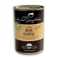 Erlebnis Hund Rind mit Gemüse