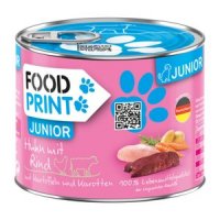 Fressnapf FoodPrint Junior Huhn mit Rind mit Kartoffeln und Karotten