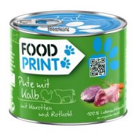 Fressnapf FoodPrint Pute mit Kalb mit Karotten und Rotkohl