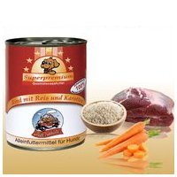 Futter Shuttle Rind mit Reis und Karotten