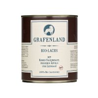 Grafenland Bio-Lachs mit Kokos-Sauerkraut, Frischen Äpfeln und Leinsaat