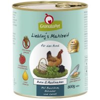 GranataPet Lieblings Mahlzeit Huhn & Pastinaken