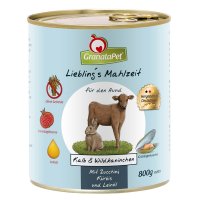 GranataPet Lieblings Mahlzeit Kalb & Kaninchen