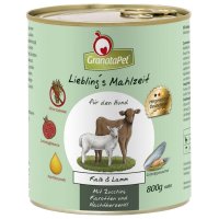 GranataPet Lieblings Mahlzeit Nassfutter Kalb & Lamm