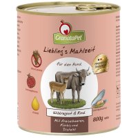 GranataPet Lieblings Mahlzeit Nassfutter Wildragout & Rind