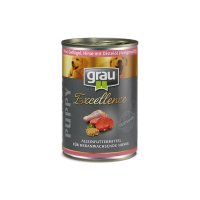 Grau Excellence JUNIOR Rind, Geflügel, Hirse mit Distelöl