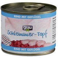 Grau Schlemmer-Topf Rind mit Geflügel