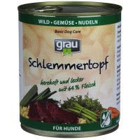 Grau Schlemmer-Topf Wild, Gemüse & Nudeln