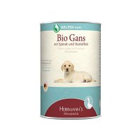 Herrmanns Bio-Gans mit Spinat und Kartoffeln