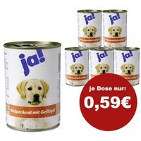 Ja! Welpenkost mit Geflügel