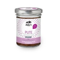 Jakes 4 Dogs Hundefutter im Glas - Pute, Leber, Brokkoli, Thymian