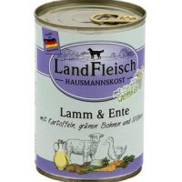 LandFleisch Hausmannskost Lamm & Ente mit Kartoffeln, grünen Bohnen und Möhren