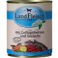 LandFleisch Pur Geflügel & Lachsfilet mit Biogemüse