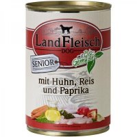 LandFleisch Senior Geflügel & Reis & Paprika mit Biogemüse