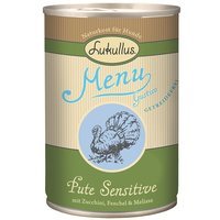 Lukullus Menu Gustico Pute Sensitive mit Zucchini, Fenchel & Melisse