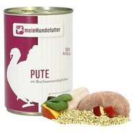 Mein Hundefutter Pute im Buchweizentöpfchen