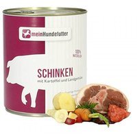 Mein Hundefutter Schinken mit Kartoffel und Landgemüse