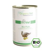 OrganicVet BIOVET Bio-Pute mit Bio-Reis, Bio-Karotte & Bio-Apfel