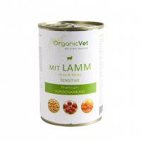 OrganicVet sensitive Lamm mit Hirse & Kürbis