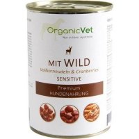 OrganicVet sensitive Wild mit Vollkornnudeln & Cranberries