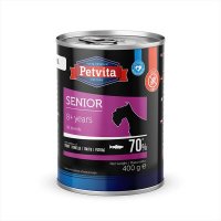 Petvita Senior mit Forelle, Erbsen und Karotte