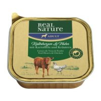 Real Nature Kalbsherzen & Huhn mit Kartoffeln und Kräutern