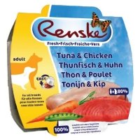 Renske Frisches Fleischfutter Thunfisch & Huhn