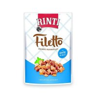 RINTI Filetto in Jelly Frischebeutel Huhn & Ente Nassfutter