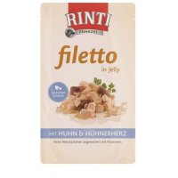 RINTI Filetto in Jelly Frischebeutel Huhn & Hühnerherz