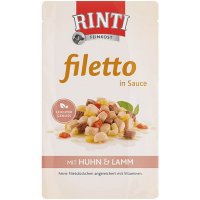 RINTI Filetto in Jelly Frischebeutel Huhn & Lamm